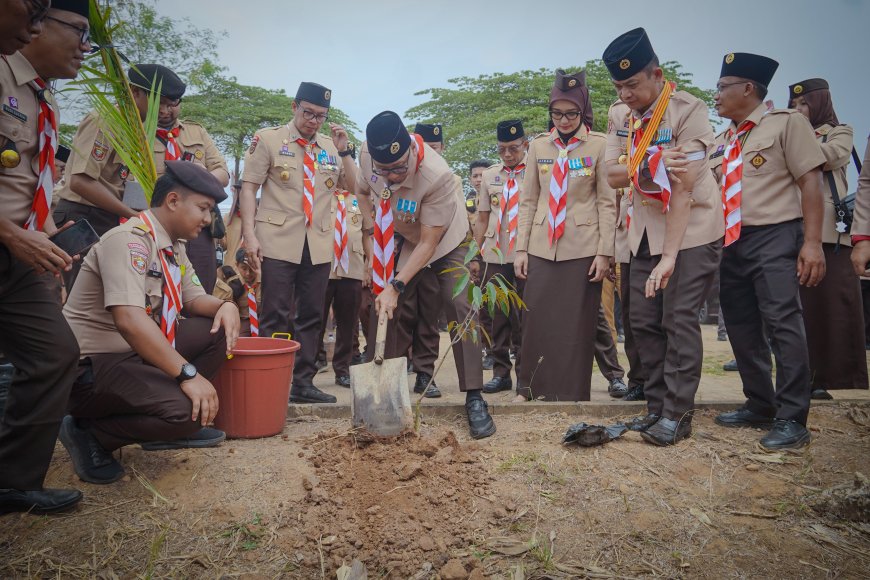 Gubernur Mirza Dorong Pramuka Perkuat Ketahanan Pangan
