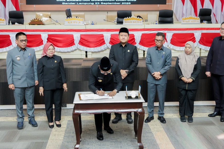Raperda Perubahan APBD Lampung 2026 Disepakati