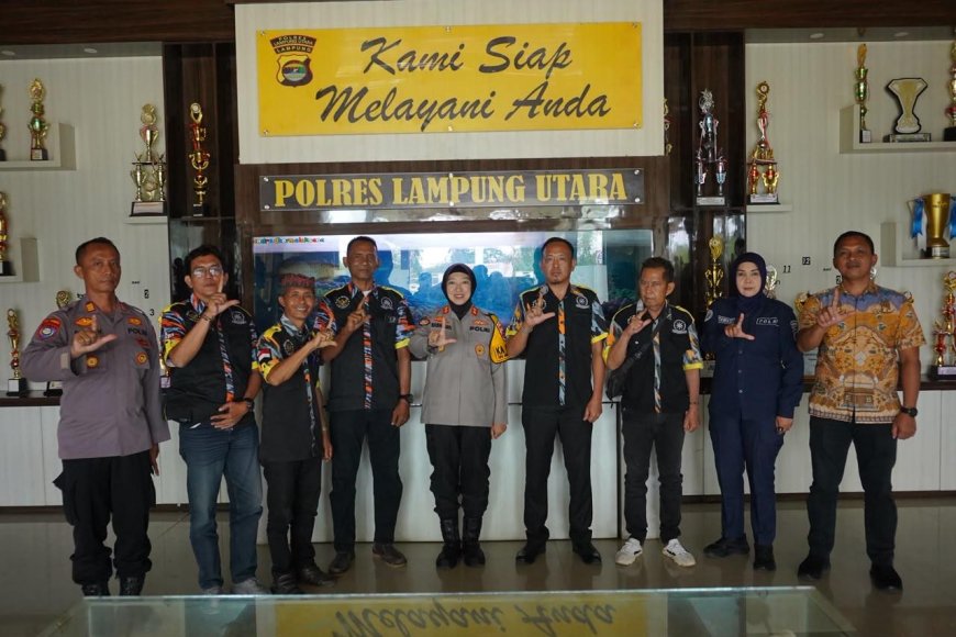 GMBI dan Polres Lampung Utara Perkuat Sinergi