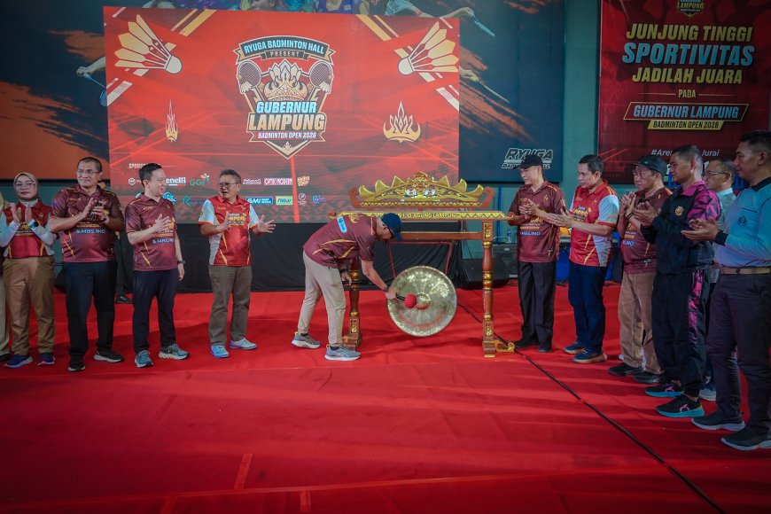 Gubernur Lampung Dorong Kompetisi Badminton Berjenjang