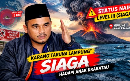 Gunung Anak Krakatau Siaga, Wahrul Fauzi: Waspada Tanpa Panik!