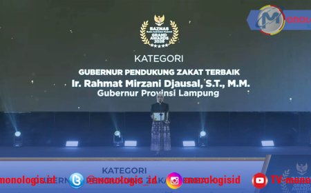 Gubernur Lampung Raih Penghargaan BAZNAS 2026
