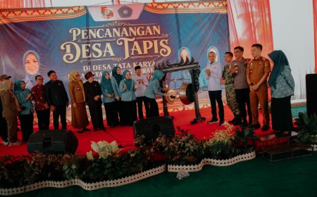 Desa TAPIS Lampung Utara Diperkuat Bantuan Nyata