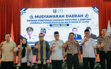 Gubernur Lampung Ajak LPM Perkuat Ekonomi Desa