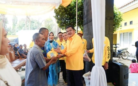 HUT ke-62 Golkar, Lampung Tengah Gelar Pasar Murah