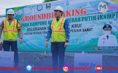 KNMP Mulai Dibangun di Krui, Bupati Pesisir Barat Berharap Kesejahteraan Nelayan Meningkat
