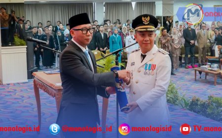 Lantik Galang Putra Rahman, Gubernur Mirza Tekankan Kekompakan Pimpinan Way Kanan