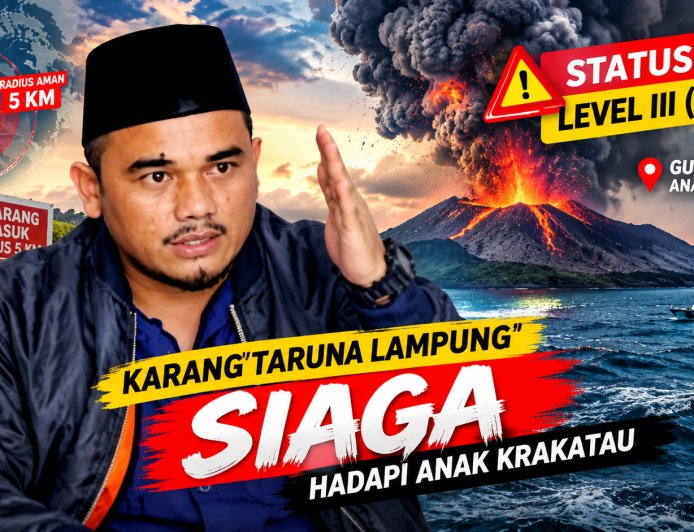 Gunung Anak Krakatau Siaga, Wahrul Fauzi: Waspada Tanpa Panik!