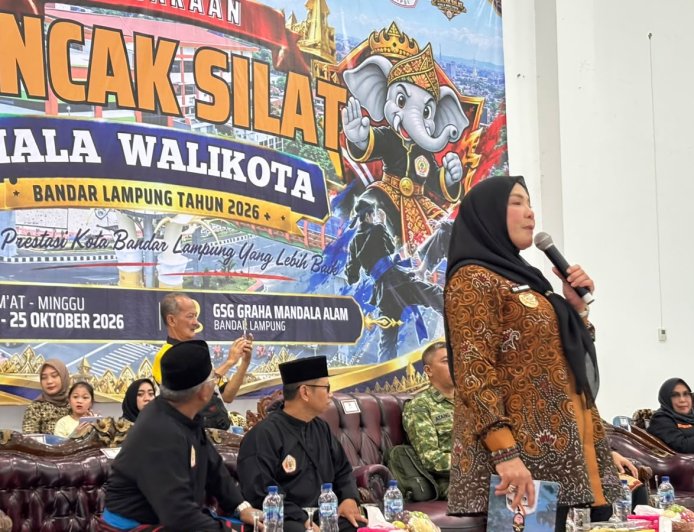 Eva Dwiana Buka Kejuaraan Pencak Silat Piala Wali Kota