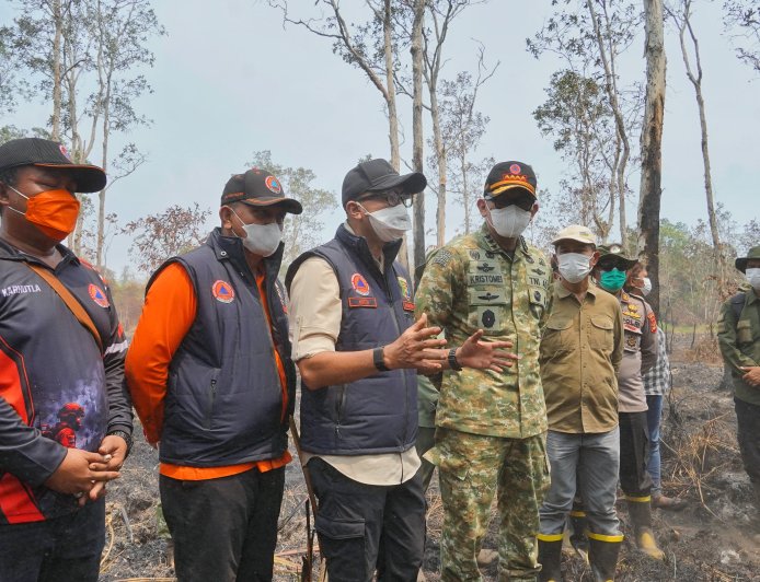 Karhutla Way Kambas, 110 Titik Api Terdeteksi