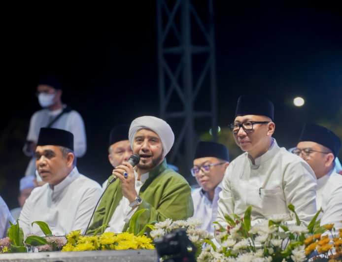 Bandar Lampung-Berselawat, Gubernur Mirza Ajak Warga Perkuat Persaudaraan