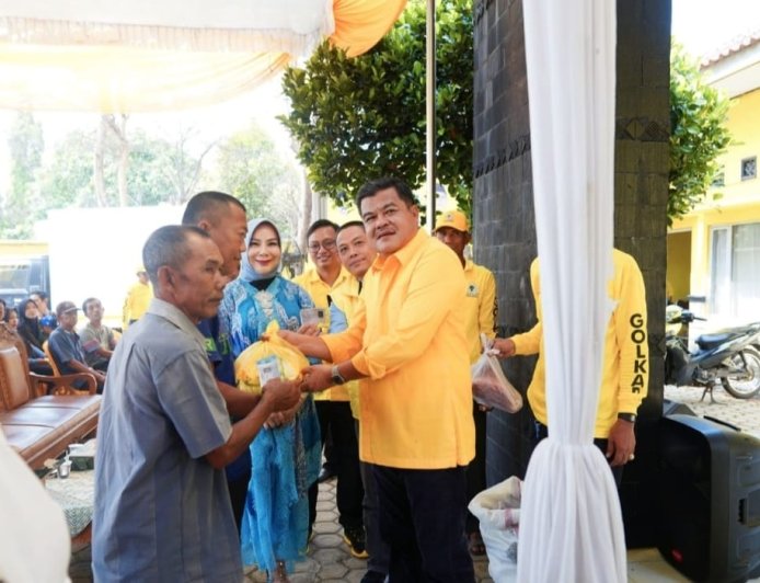 HUT ke-62 Golkar, Lampung Tengah Gelar Pasar Murah
