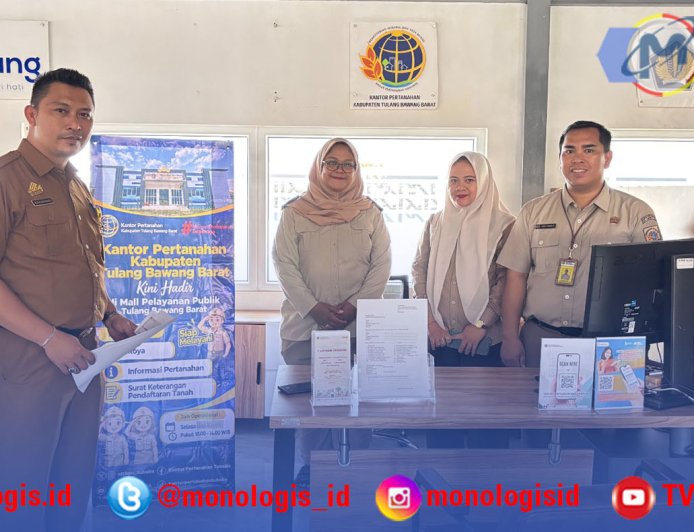 Permudah Layanan Warga, Kantor Pertanahan Tubaba Buka Loket di MPP