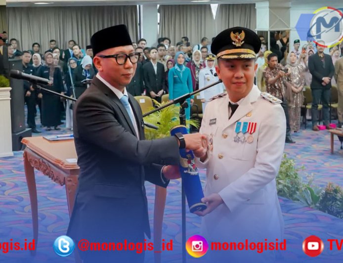 Lantik Galang Putra Rahman, Gubernur Mirza Tekankan Kekompakan Pimpinan Way Kanan