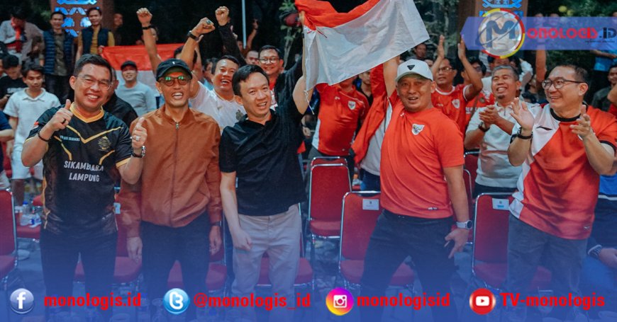 Warga Lampung Rayakan Indonesia Juara FIFA ASEAN Cup 2026