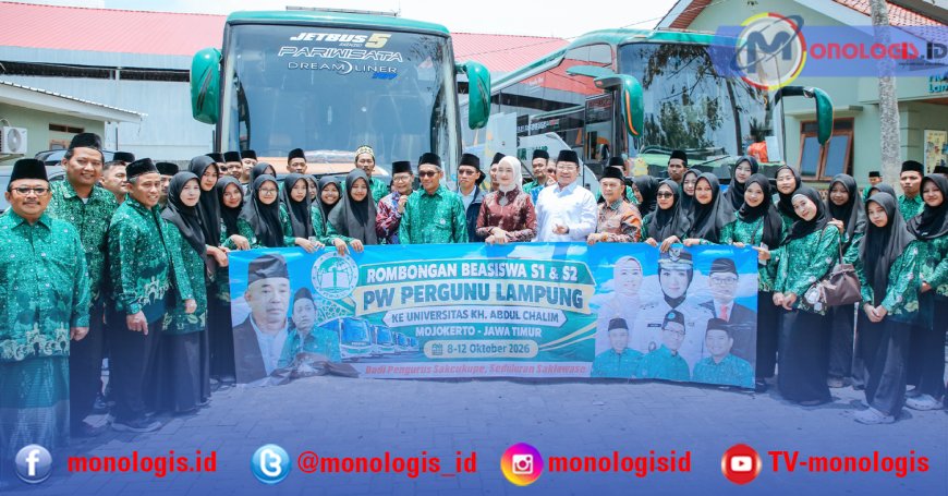Wagub Lampung Lepas 46 Penerima Beasiswa Pergunu