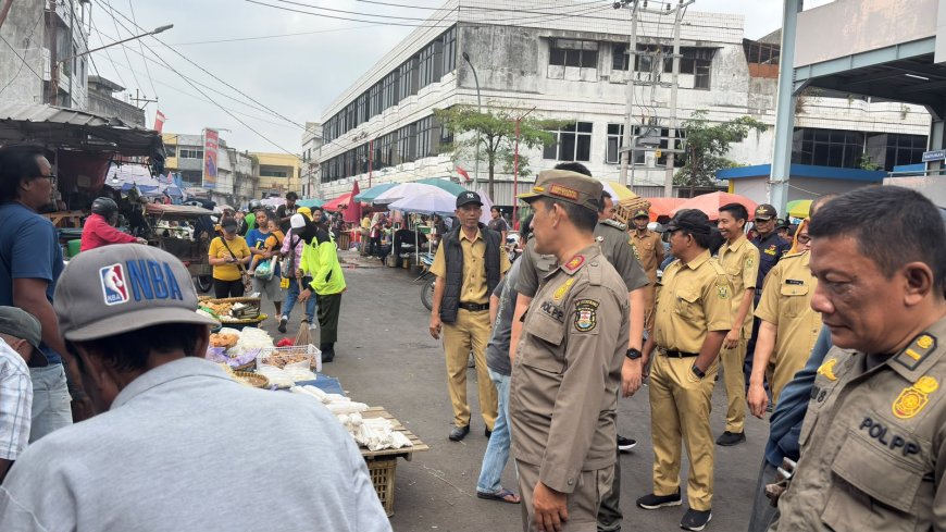 Pemkot Bandar Lampung Tata PKL Pasar Pasir Gintung