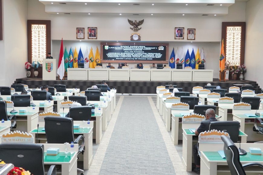 DPRD Lampung Kawal Pembahasan APBD 2027