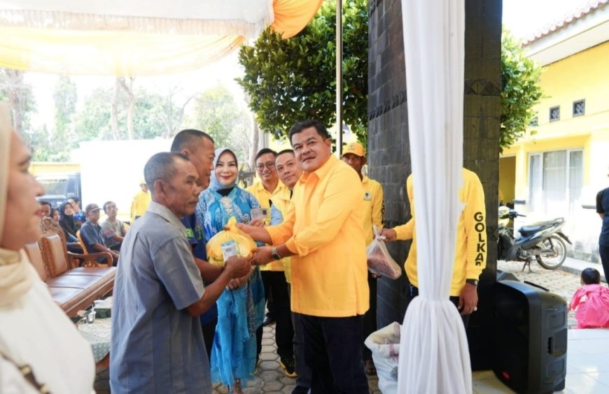 HUT ke-62 Golkar, Lampung Tengah Gelar Pasar Murah