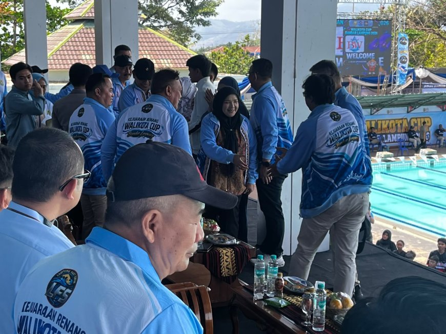 2.664 Atlet Ramaikan Kejuaraan Renang Wali Kota Bandar Lampung Cup