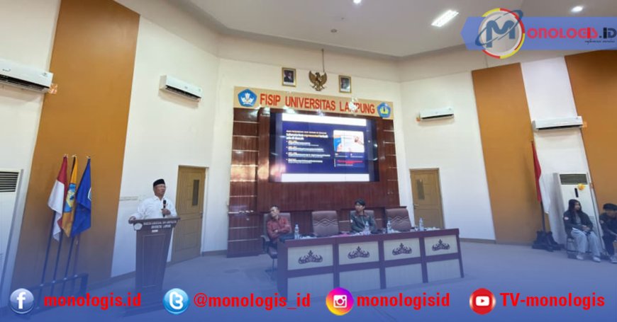 Mukhlis Basri Ajak Mahasiswa Unila Jaga Independensi dan Kritis Kawal Demokrasi