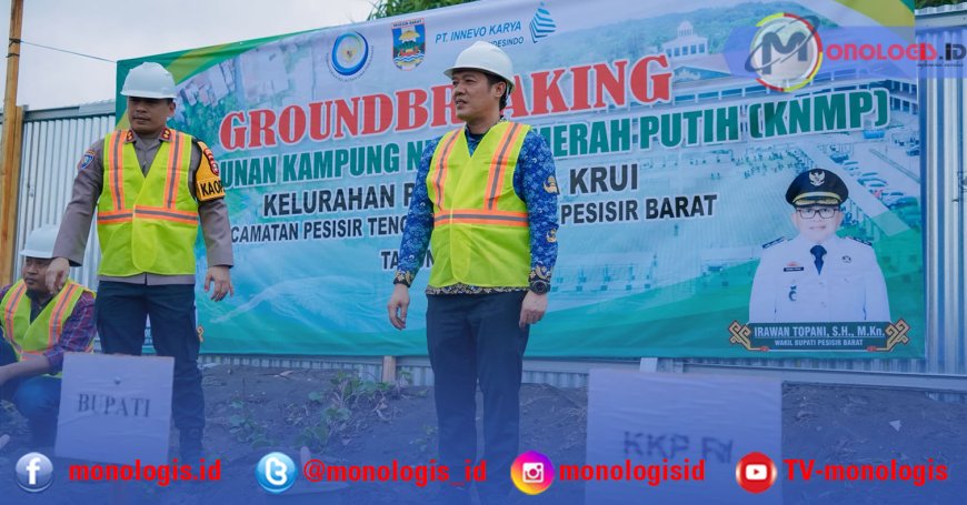 KNMP Mulai Dibangun di Krui, Bupati Pesisir Barat Berharap Kesejahteraan Nelayan Meningkat